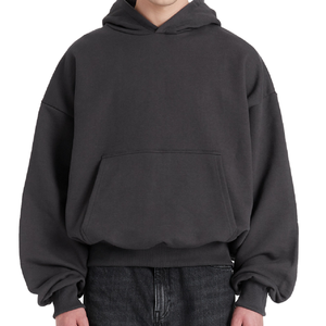 Sudadera con capucha y sudadera con logotipo personalizado en blanco de algodón de secado rápido de alta calidad OEM Sudadera con capucha de lujo Sudadera duradera de gran tamaño - Product Image 3