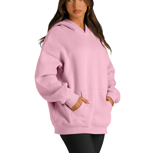 Acheter Hoodies Pour Femme Casual Sweatshirt Fashion Tops 2026 Fleece Blank Breathable Drop-Shoulde Women's Hoodies - Product Image 6