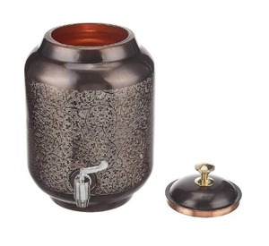 Artículo Más Vendido en 2025, Matka de Cobre Heritage con Grabado Antiguo de 5 Litros, una Combinación Perfecta de Tradición y Artesanía, Matka de Cobre - Product Image 6