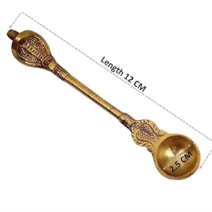 ช้อนทองเหลืองด้ามยาว เหมาะสำหรับหม้อและกระทะลึก ช้อนทองเหลืองคุณภาพพรีเมียมสำหรับโรงแรมและร้านอาหาร ราคาถูก - Product Image 1