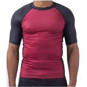 <b>Man's</b> Sublimation Printed Round Neck <b>Men's</b> Rash Guard Long Sleeve <b>Compression</b> <b>Shirt</b> Gym Fitness Customized MMA BJJ Rashguard - Product Image 1