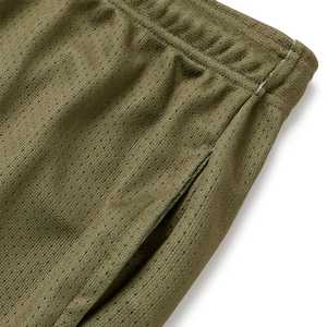 Shorts de sport personnalisés en usine, impression par transfert thermique, 100% polyester, maille d'été légère, respirant, séchage rapide, style urbain - Product Image 5