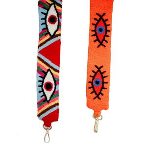 Correa de bolso bordada a mano con cuentas de semillas de moda con opciones de Color personalizado Correa de cuentas elegante para monedero con cuentas de semillas florales - Product Image 6