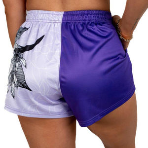 Short de qualité supérieure design personnalisé short de qualité supérieure imprimé par sublimation bicolore respirant pour hommes - Product Image 2