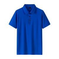 Camiseta Polo Personalizada Modelo 2026 de Alta Calidad en Seda de Hielo sin Costuras para Hombre, Versión Estándar, Cuello Solapa, Color Sólido