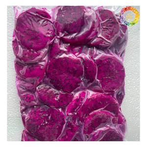 Rodajas de fruta de dragón congelado, Pitaya IQF congelada, cubos de fruta de dragón rojo/blanco dulce, fruta de dragón congelado tropical blanco - Product Image 5