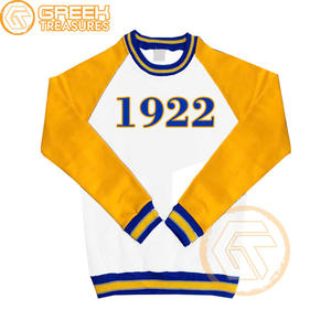 Sudadera bordada de lana de algodón Sigma Gamma Rho personalizada, suéter de alta calidad de hermandad, ropa griega, sudaderas para mujer - Product Image 1