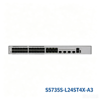 Commutateur SFP Gigabit 24 ports Cloud Engine S5735S-L24ST4X-A3, 8 ports combo RJ45, 4x10GE SFP+, commutateur d'accès fibre optique géré de niveau 3 pour entreprises