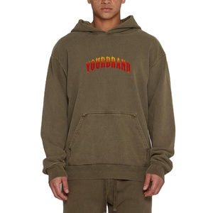 Sudadera con capucha de invierno de gran tamaño de alta calidad para hombres con técnicas de impresión de logotipo personalizado sudaderas con capucha de impresión de sublimación lisa de moda - Product Image 1