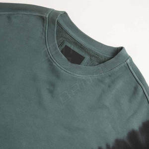 Mode impression personnalisée pull coton France hommes sweats sans poche bord coupé sweats bruts - Product Image 6