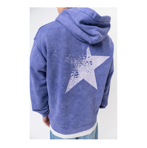 Sweats à capuche streetwear personnalisés grande taille pour hommes oversize 100% coton automne ODM avec motif imprimé pour les garçons - Product Image 3