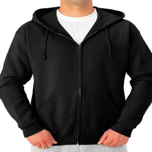 Sweat à capuche pour homme en coton 100% respirant, imprimé sur mesure, service OEM, haute qualité, coupe ample, fermeture éclair - Product Image 1