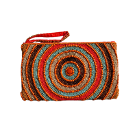 Embrayage perlé thème plage embrayage fruits et feuilles pour femmes étoiles célestes perle de rocaille bandoulière chaîne pochette par glowin fashion