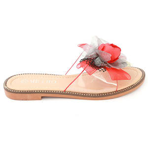 รองเท้าแตะแฟนซีสำหรับเด็กผู้หญิง รุ่น 006 - สีแดง - Product Image 3