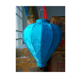 โคมไฟผ้าไหมสไตล์เวียดนามโคมไฟไม้ไผ่โบราณ-โคมไฟผ้าไหมสีสันสดใสสำหรับตกแต่งเทศกาลและงานแต่งงาน - Product Image 3