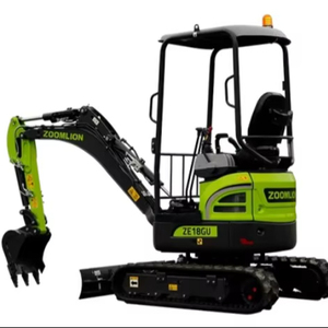 Nouvelle mini-excavatrice Zoomlion ZE18GU, capacité de charge lourde de 1,8 tonne, garantie d'un an, hydraulique YUKEN pour le cœur du moteur - Product Image 1