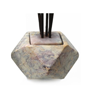 Soporte de incienso de piedra minimalista moderno soporte de vela Art Deco Palo Santo geométrico - Product Image 6