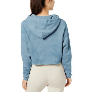 Sudadera Corta con Capucha para Mujer 2026, Venta al por Mayor, Impresión de Logotipo Personalizado, Algodón, Invierno, Servicio OEM, Tendencia, Resistente al Viento, Ecológica - Product Image 2