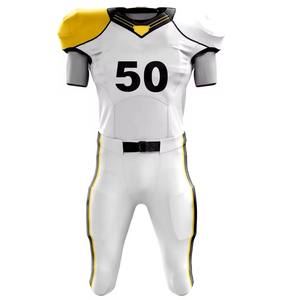 ชุดฟุตบอลอเมริกันสำหรับผู้ชายกางเกงขาสั้นเสื้อระบายอากาศได้ดีเสื้อทีมออกแบบปักลายตัวเลขขนาดพิเศษในราคาที่ดี - Product Image 2