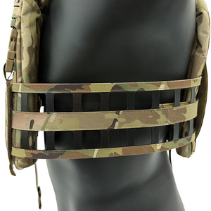 <span class=keywords><strong>Gilet</strong></span> tactique OEM ODM porte-plaques découpé au laser MOLLE avec poignée de traction renforcée et ajustement réglable - Product Image 6