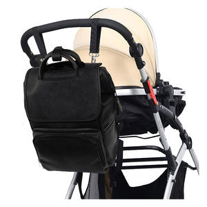 ROHS Custom Luxury Pu Leather Baby Diaper Storage Backpack <b>Maternity</b> Nappy <b>Bags</b> Eco Friendly Mummy Diaper Backpack Custom - Product Image 3