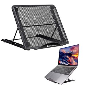 Bluelander Portable Laptop <b>Tablet</b> <b>Stand</b> 6 Adjustable Angles Wooden Luxury Modern Simple Design Foldable for Home Office Use - Product Image 4
