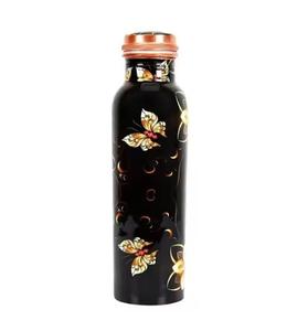 Premium pure copper <b>water</b> <b>bottle</b> | Leakproof, handcrafted | Ayurvedic health benefits | Eco-friendly drinkware <b>bottles</b> - Product Image 3