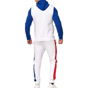 Ensemble de survêtement classique pour homme avec fermeture éclair, tissu confortable et ajustable, service OEM, tenue décontractée tendance, survêtement pour homme, logo personnalisé - Product Image 3