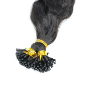 Extensiones de cabello Remy de queratina vietnamita virgen 100%, pelucas rectas rizadas de onda Natural de alta calidad, materia prima - Product Image 3
