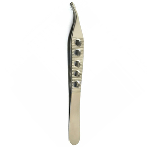 Pince à épiler chirurgicale de qualité supérieure Dental Medical Nursing Pince à coton et tissus Pince à épiler dentaire en acier métallique chirurgical - Product Image 5