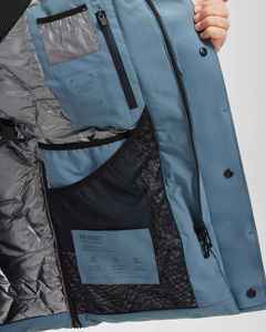 Veste d'hiver ultra légère, imperméable et respirante pour hommes Manteau décontracté en duvet de grande taille avec fermeture éclair Parkas - Product Image 3