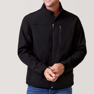 Chaqueta Softshell para hombre con bolsillos con cremallera: resistente al viento y repelente al agua, perfecta para senderismo, correr y actividades al aire libre - Product Image 6