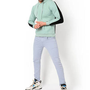 Sudaderas con capucha de gran tamaño sin cuerda Unisex personalizado hombres sudaderas con capucha sin bolsillos algodón peso pesado Sudadera con capucha hombres - Product Image 4