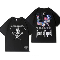 T-shirts solides pour hommes de qualité supérieure, style vintage, hip-hop, anime, musique heavy, punk, streetwear décontracté, tissu Dobby 220g