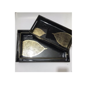 ถาดไม้ MDF ราคาถูกสำหรับห้องครัวถาดเสิร์ฟ MDF หรูหราพร้อมใบเบเทลพิมพ์ดีไซน์สี่เหลี่ยมผืนผ้าคุณภาพดีที่สุดในราคาถูก - Product Image 1