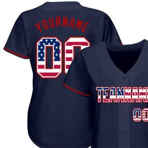 Sublimación personalizada Softball Jersey nombre Número Softball Jerseys uniforme deportivo para hombres jóvenes Hip Hop personalizado béisbol Jersey Top - Product Image 5