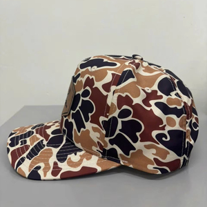 หมวกเบสบอลลายพรางหมวกเบสบอล3D วินเทจเป็ดลายพรางหมวกเบสบอลสำหรับล่า5แผงคุณภาพสูง - Product Image 2