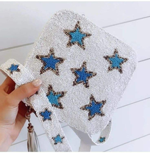 กระเป๋าทรงกล่องสายลูกปัด ปักลายดอกไม้ งานปักลูกปัดทันสมัย พร้อมสายสะพาย โดย MD HANDICRAFTS - Product Image 6