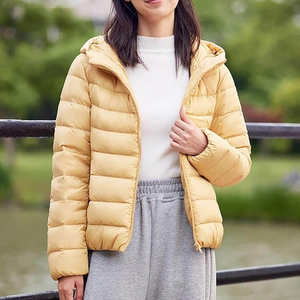 Chaqueta Acolchada con Relleno de Plumón Ligera para Mujer, Cortavientos, Cálida y Acogedora, Chaqueta de Invierno, Ropa de Moda para Exteriores - Product Image 3