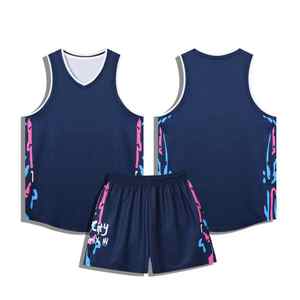 Chemises et Hauts de basket-ball pour hommes Nouveau style personnalisé Séchage rapide Respirant Été Réversible Double Face - Product Image 3