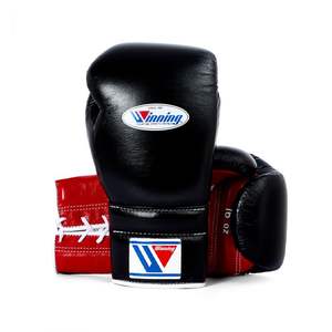 Brand New High Quality Boxing MS Training <b>Gloves</b> - Black Red <b>Lace</b> - Product Image 1