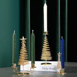 Portavelas de Metal Santa Claus Navidad sombra decorativa portavelas para decoración del hogar uso - Product Image 3