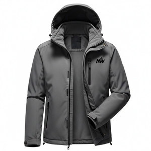 Light <b>Men</b> Softshell <b>Jackets</b> Breathable Water Repellent Outdoor Adventure Hiking <b>Lightweight</b> Everyday Wear - Product Image 1