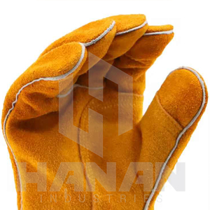 Gants en cuir personnalisables pour hommes et femmes Gants de soudage en cuir de haute qualité pour la protection des mains Gants de sécurité économiques - Product Image 3