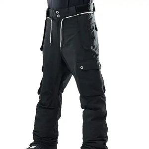 Pantalons de ski pour hommes imperméables pour sports d'hiver en plein air, de haute qualité, avec impression de logo personnalisé, pantalons de ski pour la vente - Product Image 1