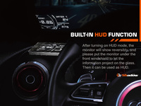 Medidor Digital Inteligente Auto Meter Shadow FD EVO OBD2, Monitoreo de 22 Datos del Vehículo, Lector de Códigos DTC