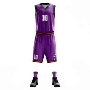 Venta al por mayor último diseño personalizado baloncesto Jersey uniforme reversible sublimación impresión entrenamiento camisetas transpirable EE. UU. - Product Image 3