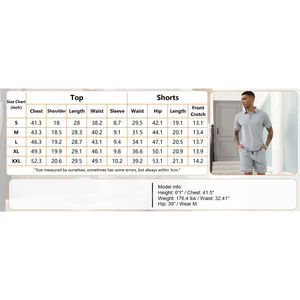Ensemble short t-shirt personnalisé survêtement vêtements d'été pièce 2 t ensemble chemise et short pour hommes - Product Image 6