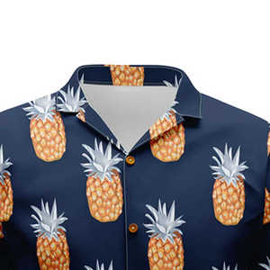 Nuevo diseño personalizado con estilo Camisa Hawaiana para hombre Ropa de calle Transpirable Secado rápido peso ligero Venta caliente Camisa Hawaiana para hombre - Product Image 4