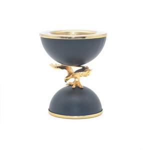 Quemador de Incienso Nórdico Negro Mate con Forma de Águila, Figura de Pájaro de Metal Dorado, Adorno Creativo para Escritorio, Decoración de Lujo para el Hogar y la Oficina - Product Image 1